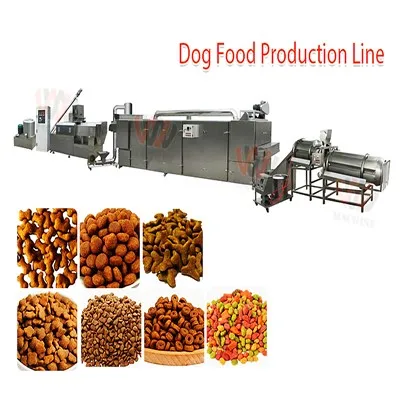 Línea de producción de alimentos para perros